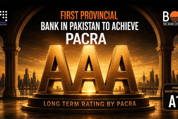 Bank of Punjab Achieves AAA Rating, First Provincial Bank to Top Credit Scale