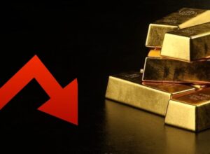 Gold prices fall as per tola rate drops by Rs5,600 in Pakistan